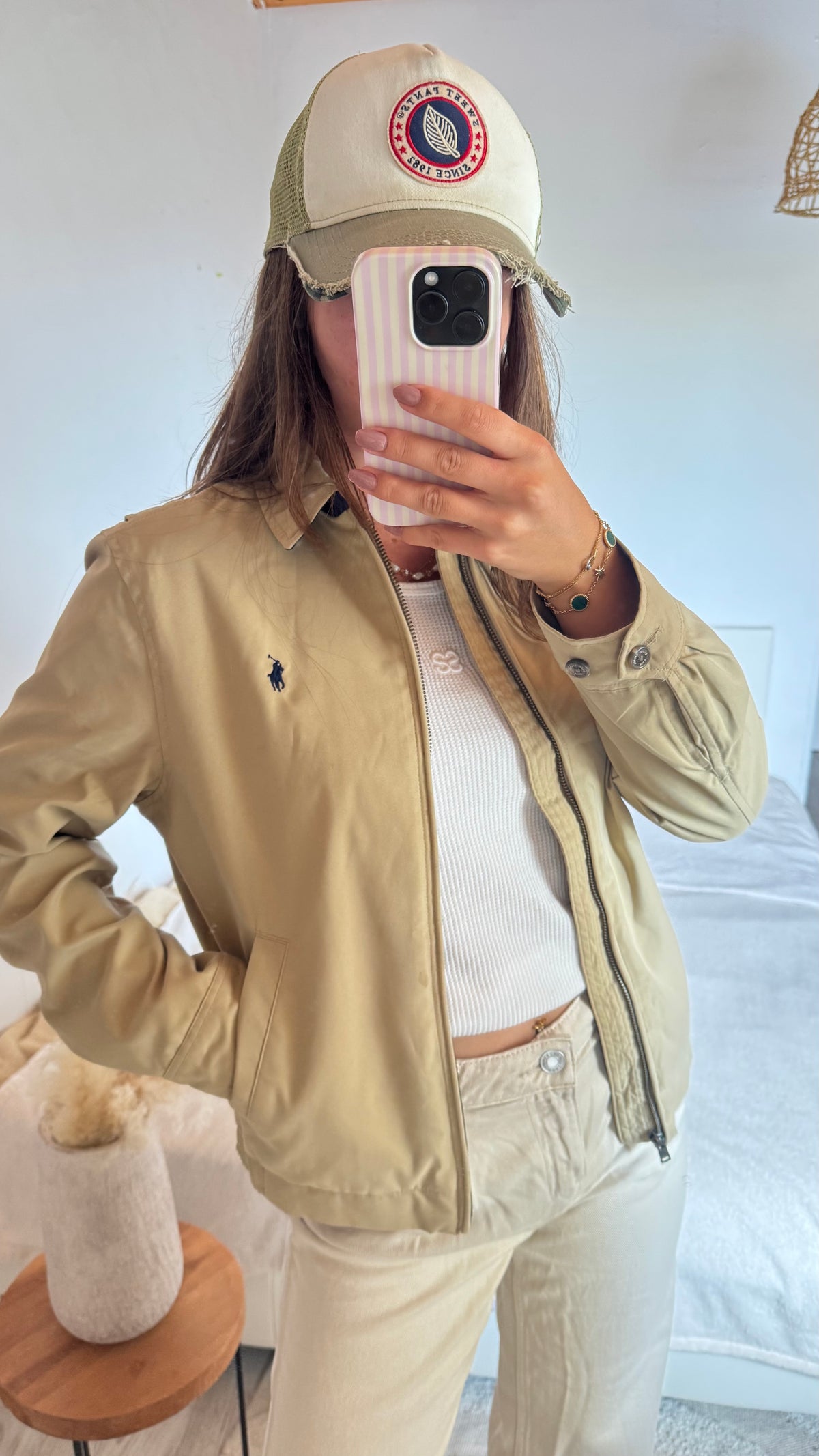 Veste effet toile de coton Ralph Lauren - S