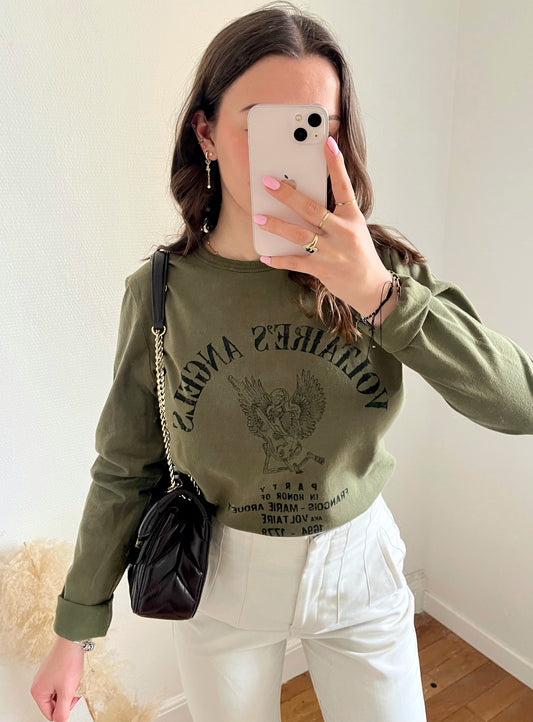 Pull léger kaki Zadig & Voltaire - M