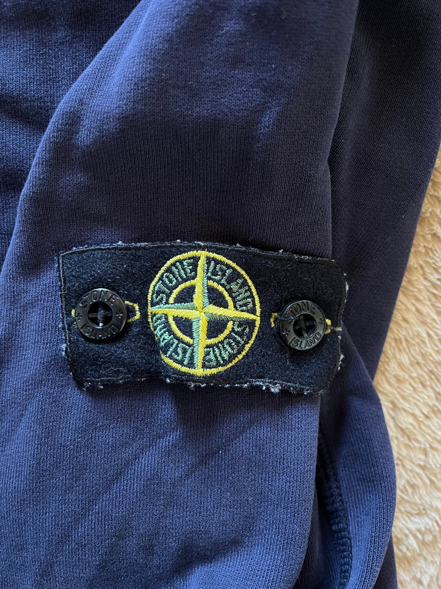 Pull bleu marine Stone Island - M
